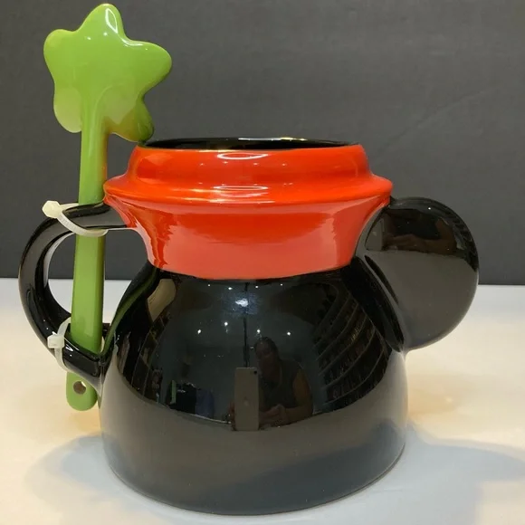 Disney Parks Minnie Mouse Mug with Flower Spoon - Picture 2 of 9